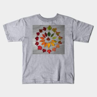 The Cycle Of Leaf Kids T-Shirt